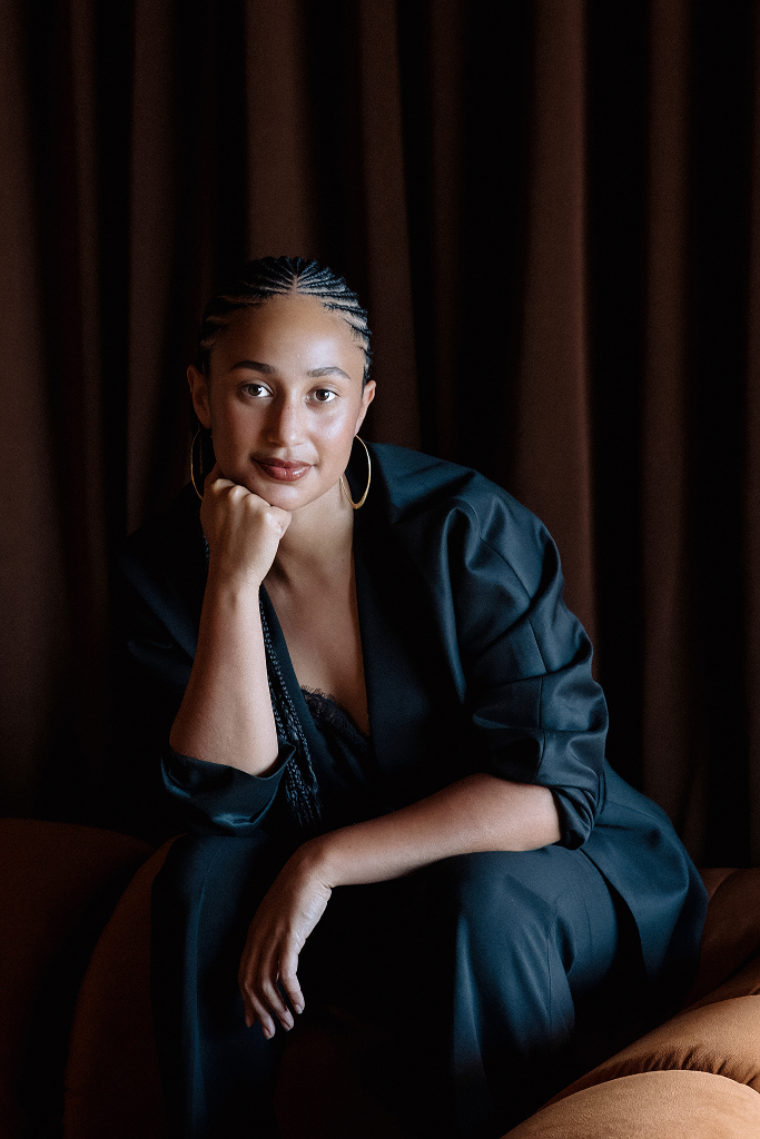 Black and white headshot of Nyla Gilstrap